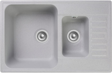 Кухонная мойка GranFest Quartz 21K, 21К серый