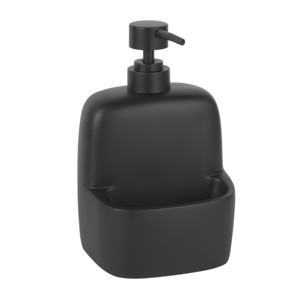 Дозатор с емкостью для губки WasserKRAFT K-8499BLACK