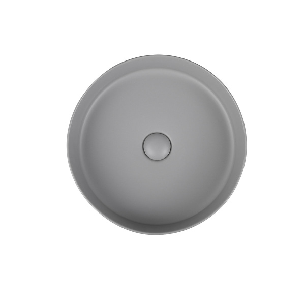 Раковина накладная (40х40) Vincea VBS-216MG матовый серый