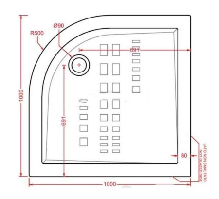Поддон керамический ArtCeram PDA007 01 00 bi