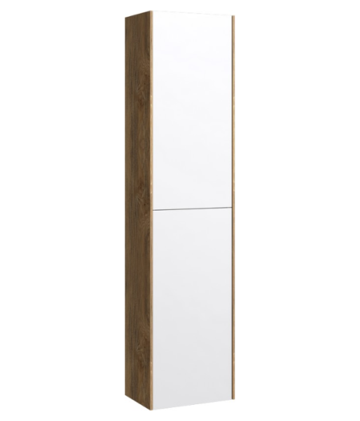 Подвесной пенал 36,5 см. AQWELLA MOB0535DB+MOB0735W