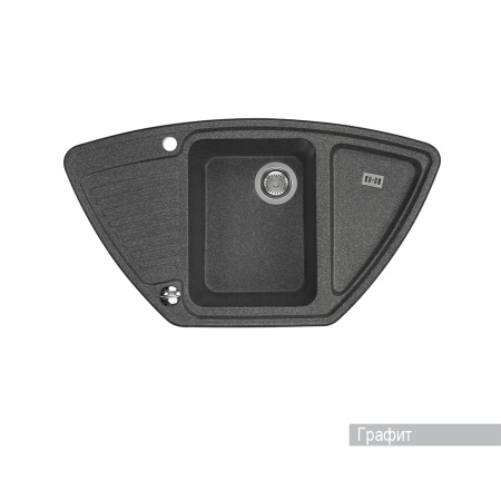 Кухонная мойка Aquaton Лория 1A715032LR210 графит