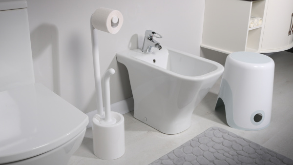 Корзина для белья FIXSEN Wendy 2в1 белая FX-7073-02