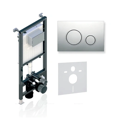 Инсталляция Koller Pool Alcora ST 1200+ TWIN Chrome