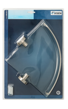 Полка FIXSEN Modern стеклянная угловая FX-51503A