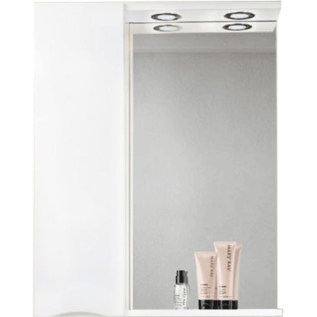 Зеркало-шкаф BelBagno MARINO-SPC-700/750-1A-BL-P-L Bianco Lucido