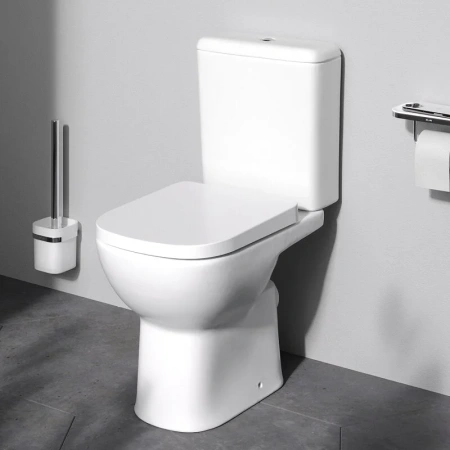 Унитаз напольный безободковый Am.Pm Func C85C8601SC, с сиденьем микролифт