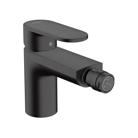Смеситель для биде с донным клапаном Hansgrohe Vernis Blend 71210670 черный матовый