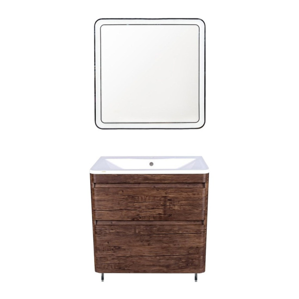 Тумба под раковину напольная Style Line Атлантика СС-00002207 коричневый