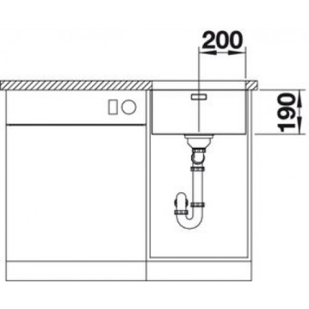 Кухонная мойка Blanco Andano 400-U 522959