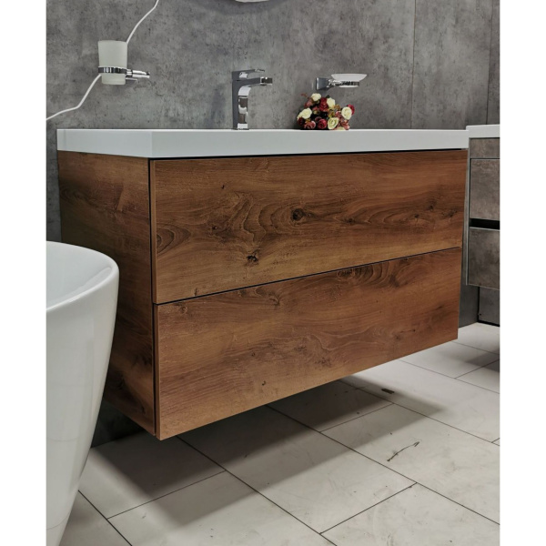 База под раковину подвесная Art&Max AM-Verona-Push-700-2C-SO-RK Дуб Кельтик