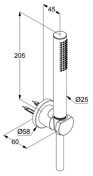 Душевой набор Kludi Nova Fonte 2085053-15 Душевой набор Kludi Nova Fonte 2085053-15