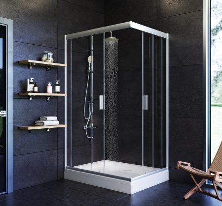 Душевой уголок (120х80) Am.Pm Gem Twin Slide W90G-404-120280-MT