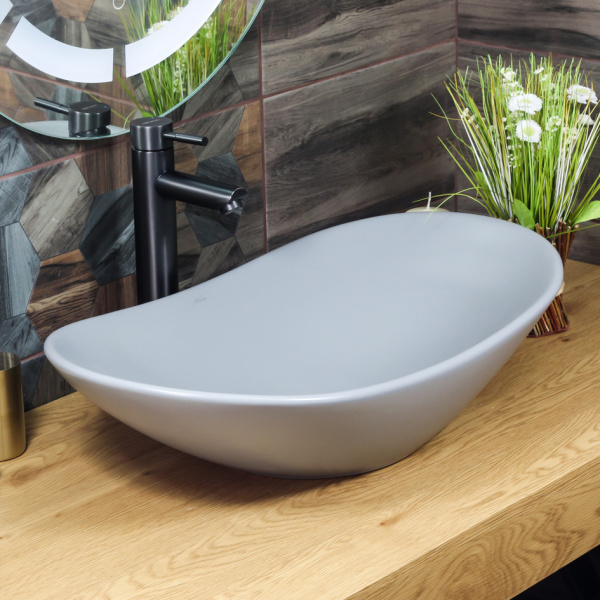 Раковина накладная (60х37) Melana 320354MG-805