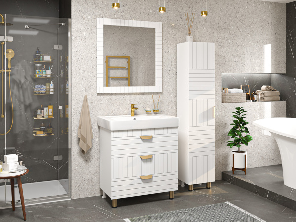 Зеркало (80х84)  Brevita Gloster 80 GLOS-02080-01-2