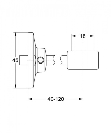 Настенный хомут GROHE 28708000
