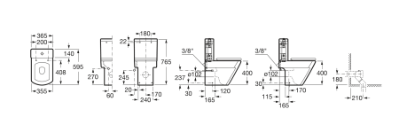 Унитаз напольный Roca Hall  342627000