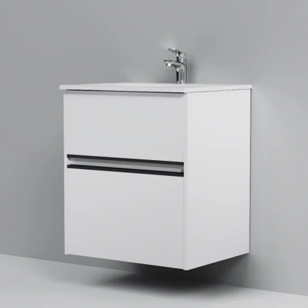 Тумба без раковины 60 см Am.Pm Sense M7BFUX0602WG белый глянец