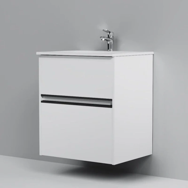 Тумба без раковины 60 см Am.Pm Sense M7BFUX0602WG белый глянец