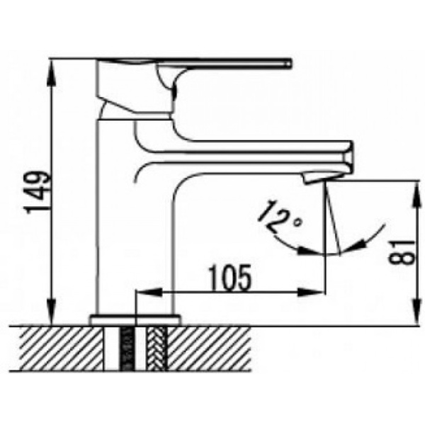 Смеситель для раковины KAISER Oval (56011)