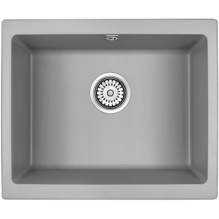 Кухонная мойка Paulmark  Gera 60 PM205546-GRM серый металлик