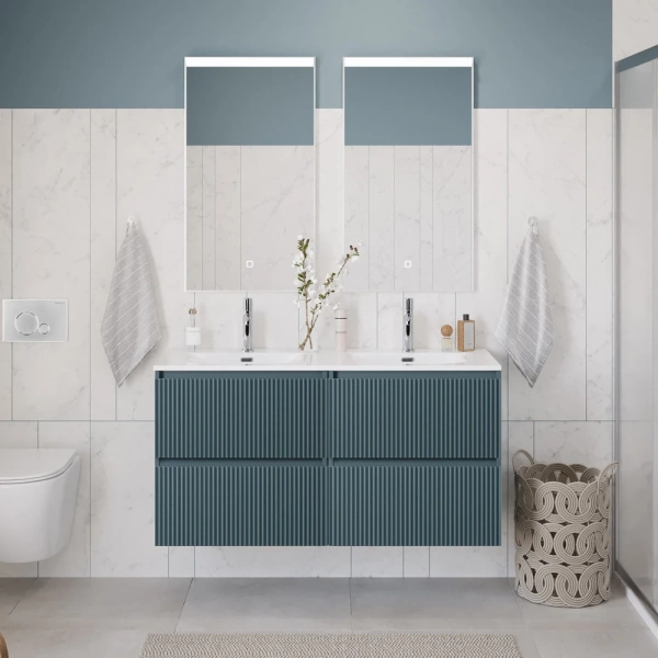 Тумба под раковину 120 BelBagno Uno UNO-1200-4C-SO-AO голубой матовый, без раковины