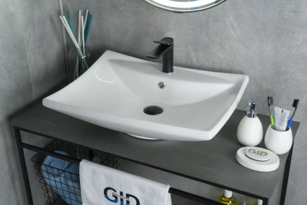 Раковина накладная (60х46) Gid N9111
