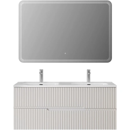 Тумба под раковину Cezares DUET-N-1200-2C-SO-2-BL Bianco Lucido