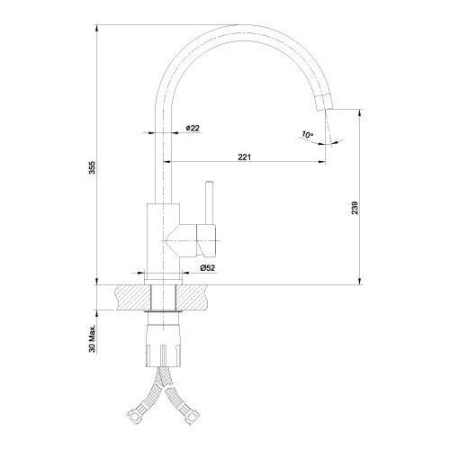 Смеситель для кухонной мойки Lemark Expert (LM5078S)