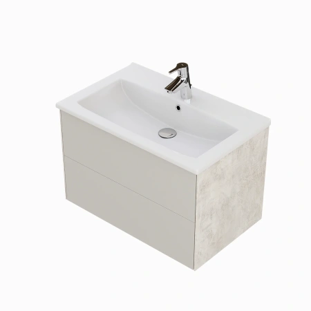 Тумба с раковиной Aquaton Сохо 75 1A2581K1AJ9A0