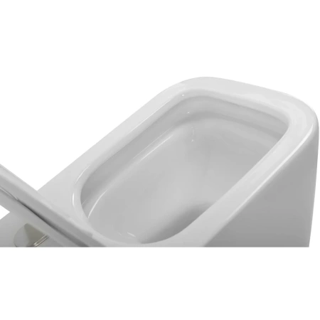 Унитаз подвесной BelBagno Due 2.0 BB7107CHR/SC безободковый, с сиденьем микролифт, белый