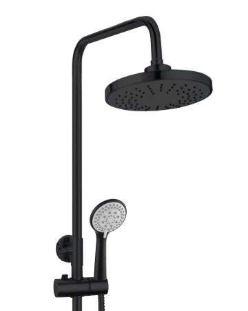 Душевая система с смесителем для ванны/душа OneLife P01-911b  черный