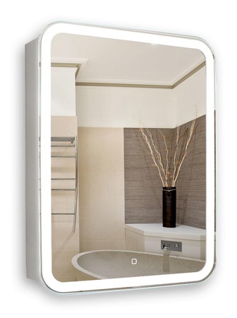 Зеркало-шкаф (51х76) Silver Mirrors Фиджи 50 LED-00002362