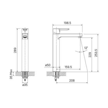 Смеситель для раковины IDDIS Sena (SENSB01i01)