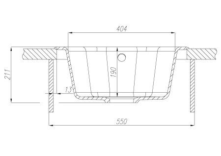Кухонная мойка Aquaton Мида 1A712732MD220 песочный