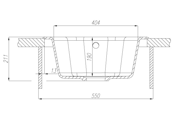Кухонная мойка Aquaton Мида 1A712732MD270 терракот