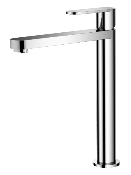 Смеситель для накладной раковины однорычажный Agger Sweet A2712100 высокий хром глянцевый