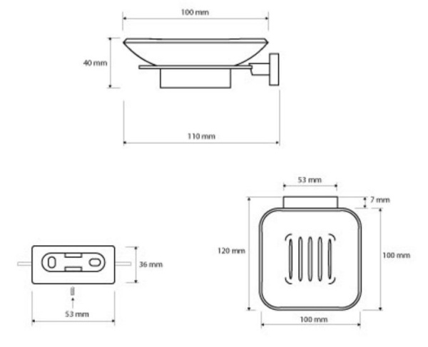 Мыльница Bemeta Niki 153108022