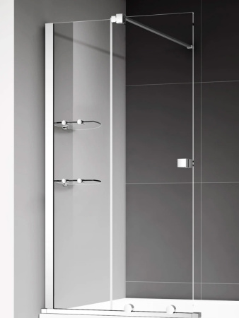 Шторка на ванну AQUAme AQM6601-2