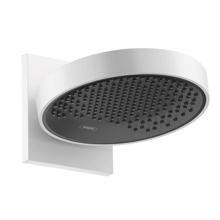 Верхний душ с кронштейном Hansgrohe Rainfinity 250 1jet EcoSmart 26227700 белый матовый