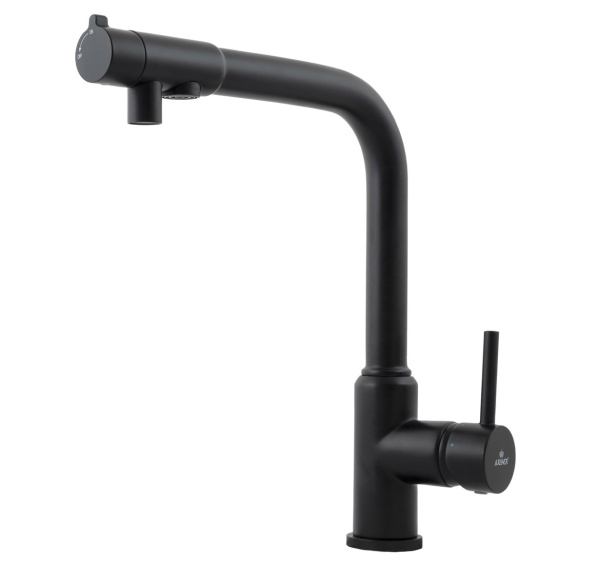 Смеситель для кухни с фильтром Kaiser Teka БР13044-9, черный