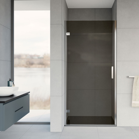 Душевая дверь Vincea Flex VDP-1F900CG, (90х200) хром, стекло тонированное