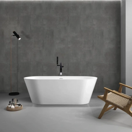 Акриловая ванна (170х74) ABBER AB9268-1.7 без гидромассажа, белый