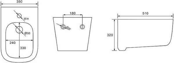 Биде подвесное Aquatek Дива AQ1012-00