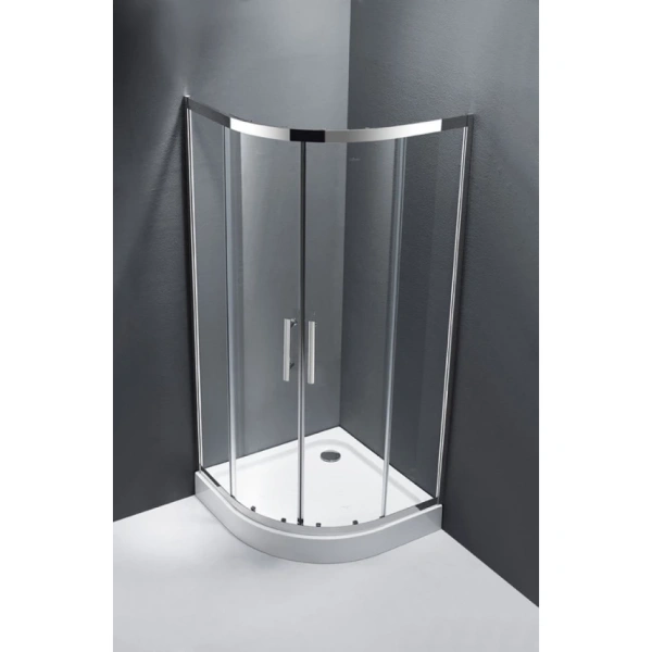 Акриловый душевой  поддон (95х95) CEZARES TRAY-A-R-95-550-15-W