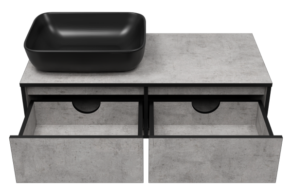 Тумба под раковину Brevita Stone 100  STO-01100-048П