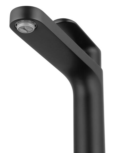 Смеситель для раковины высокий WONZON & WOGHAND, черный матовый WW-H1034-MB