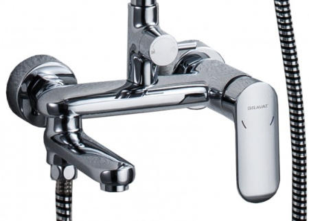Душевая колонна со смесителем для ванны Bravat Opal R (F6125183CP-A2-RUS)