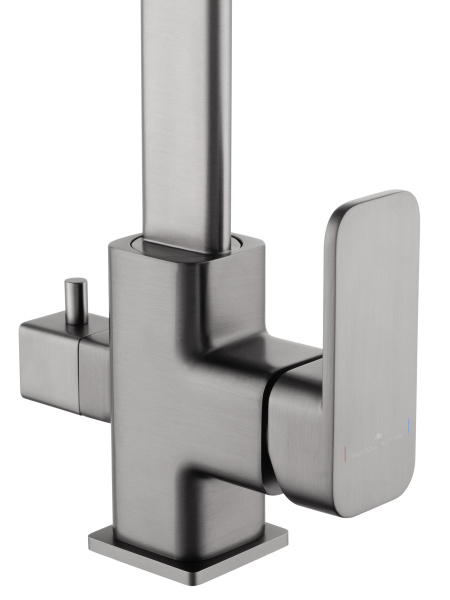 Смеситель для кухни с подключением фильтра WONZON & WOGHAND, темный графит WW-88458004-BGM Смеситель для кухни с подключением фильтра WONZON & WOGHAND, темный графит WW-88458004-BGM