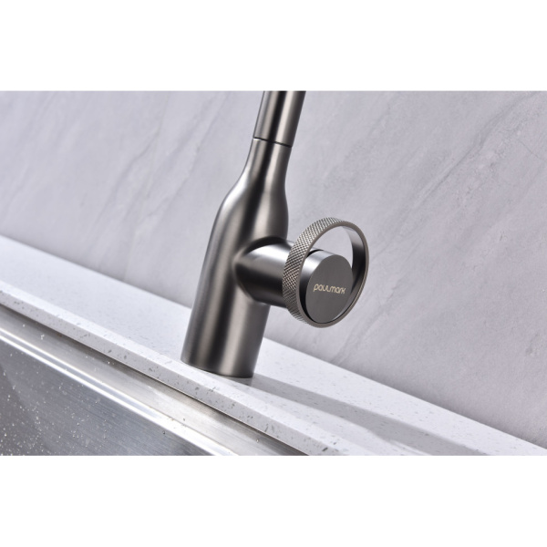 Смеситель для кухни с подключением к фильтру  Paulmark Urban Ur213104-B